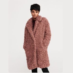 Reserved Vegan Teddy Fur Coat